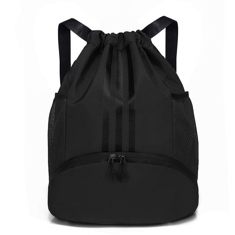 Lightweight Outdoor Sports Backpack with Drawstring Design, Breathable and Water-Resistant for Hiking, Cycling, Basketball and Football