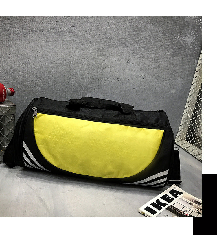 Sports Bag Men's Swimming Fitness Travel One Shoulder Bag Luggage Bag Yoga Taekwondo Bucket Bag