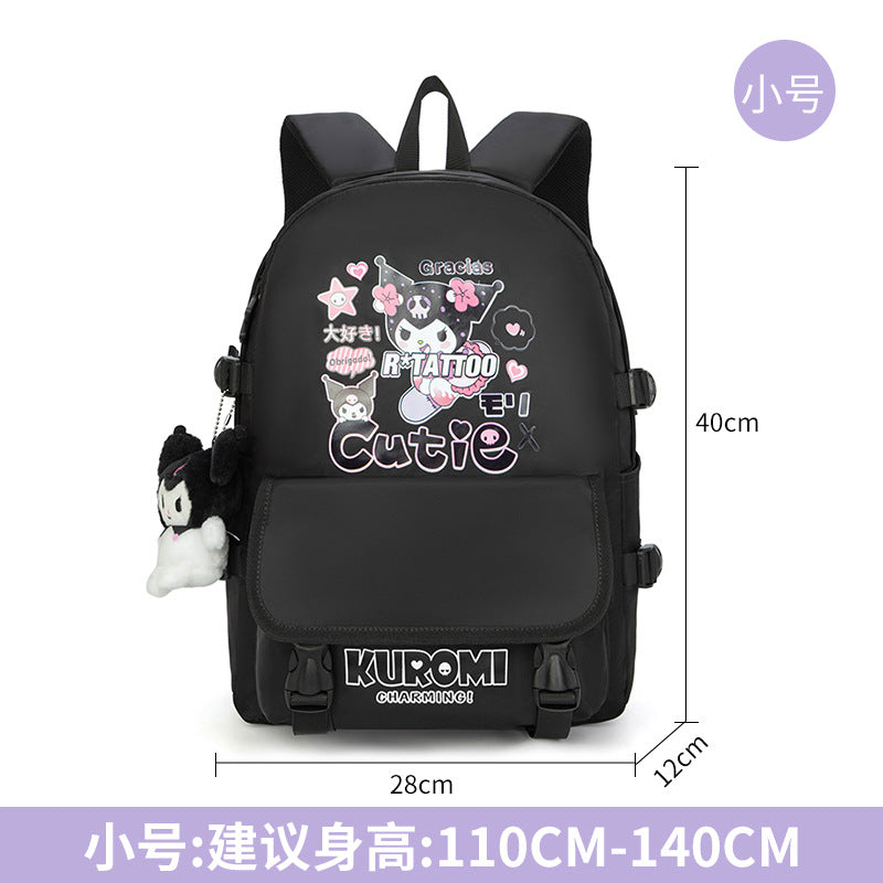Clow M Joint Name Cute Schoolbag Children Backpack Lightweight Large Capacity Suitable for Primary School Students to Junior High School Students