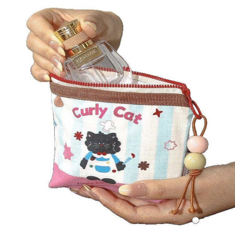 Women's Buggy Bag Travel Makeup Headset Data Cable Medicine Portable Dispensing Waterproof Coin Purse