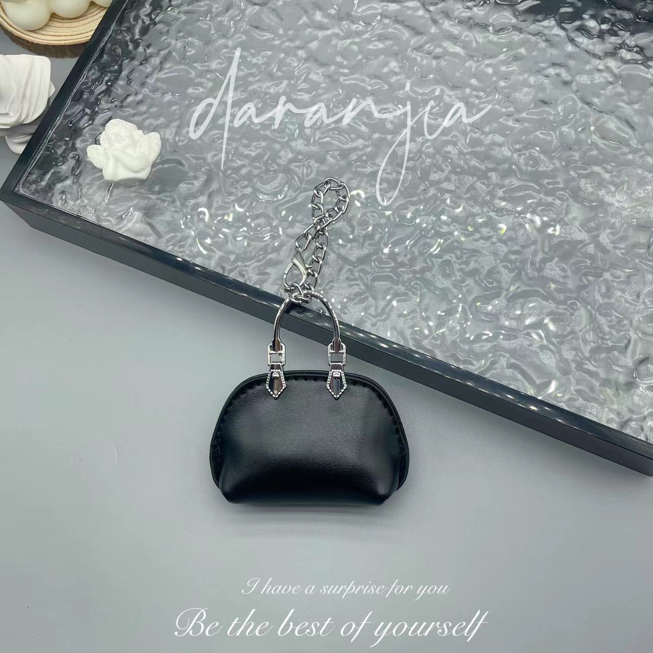 New Mini Small Bag Exquisite Handbag Pendant High-Grade Chain Little Shell Bag Keychain Exquisite Small Bag Ornaments