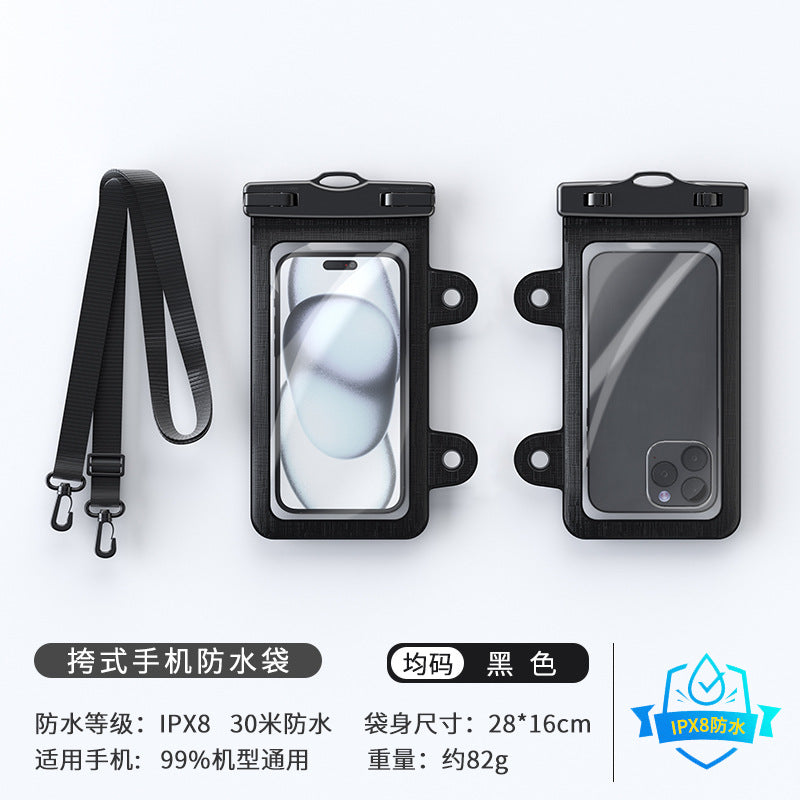 Waterproof Crossbody Phone Pouch with Touch Screen, IPX8 Rated for Swimming, Diving, Outdoor Adventures