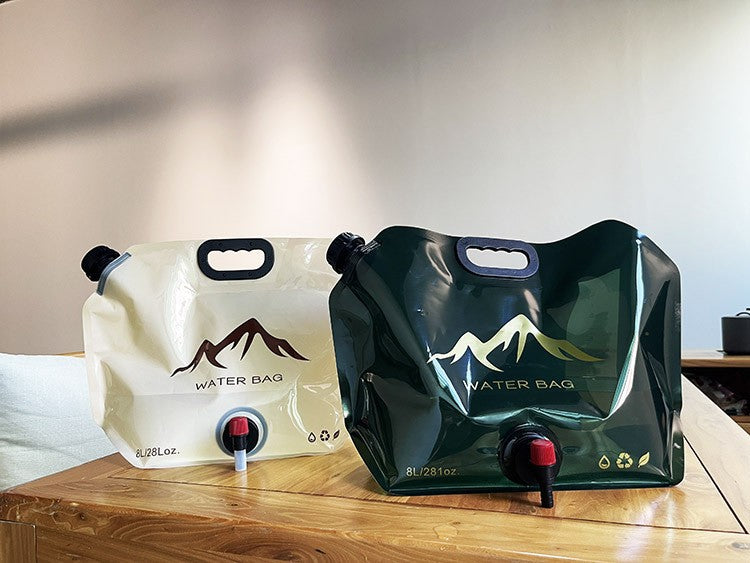 Outdoor Foldable Water Bag 8L Large Capacity Portable Camping Hiking Drinking Storage Tank