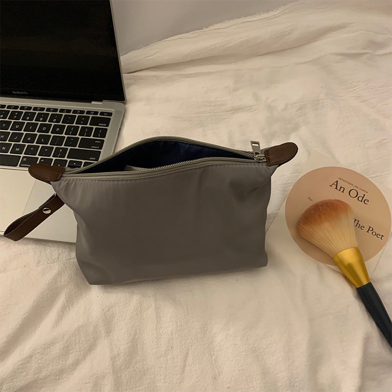 New Classic Zipper Dumpling Bag Composite Cloth Travel Storage and Carrying Men and Women Portable Cosmetic Bag