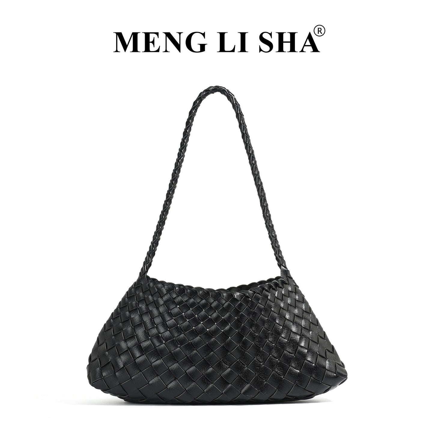 Popular Hand-Woven Bag Women's Fashion Retro Portable Vegetable Basket Bag All-Match Underarm One Shoulder Combination Bags