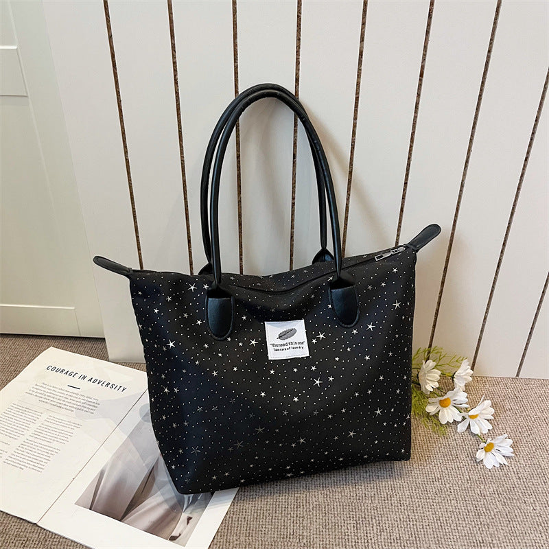 Korean Style Large Capacity Totes New Commuter Shoulder Underarm Chain Handbag