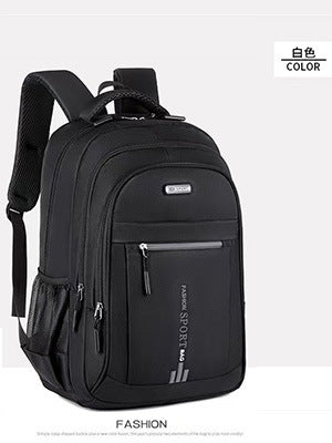 Men's Large Capacity Backpack Airpillow Straps Breathable Design Suitable for Business Travel Students Daily Use