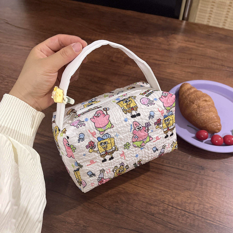 Women's Portable Makeup Wash Bag Large Capacity Three-Dimensional Portable Design Travel Storage Multifunctional Practical