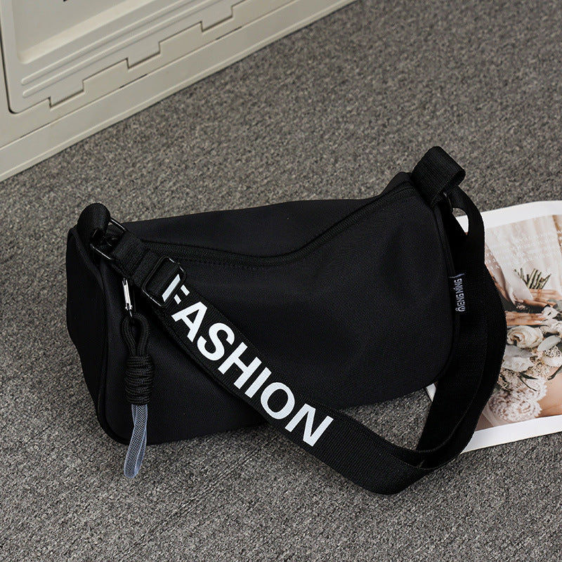 Fashionable Oxford Fabric Crossbody Bag for Women - Large Capacity, Water Resistant, Casual Sporty Style with Wide Strap and Zipper Closure