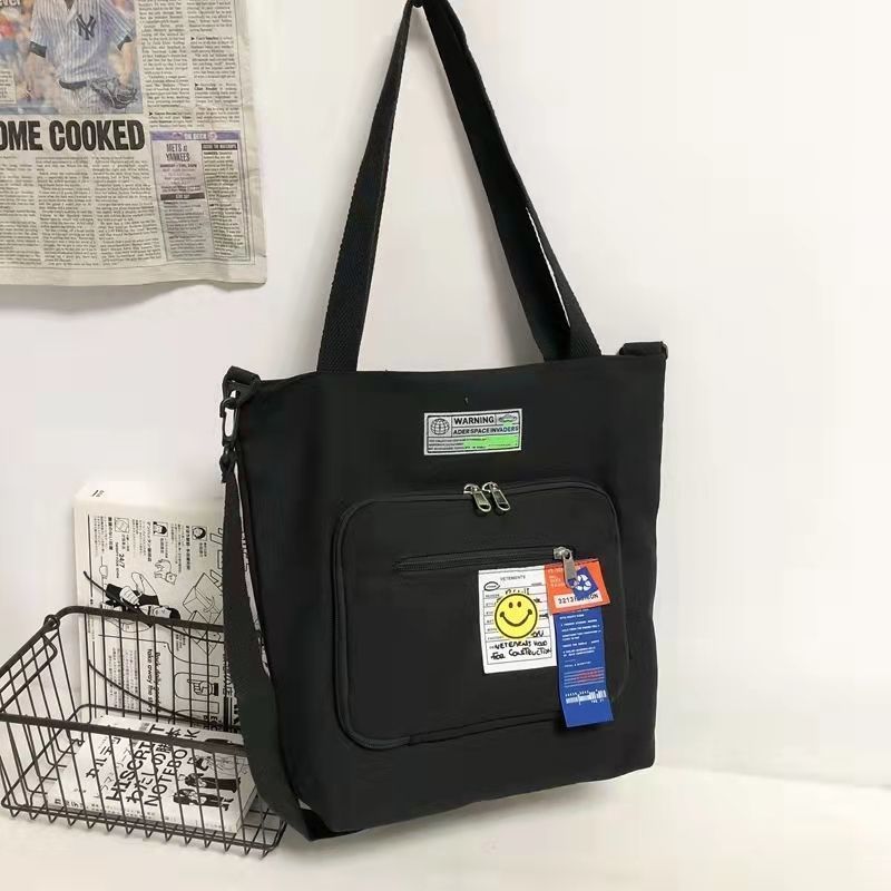 Shoulder Messenger Bag Couple Backpack Student Class Schoolbag Simple and Elegant Large-Capacity Backpack