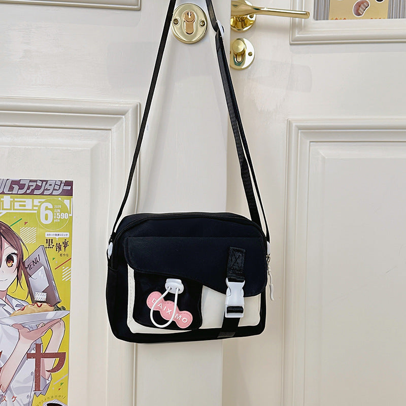 Women's Cross-Body Bag Small Square Bag Soft Nylon