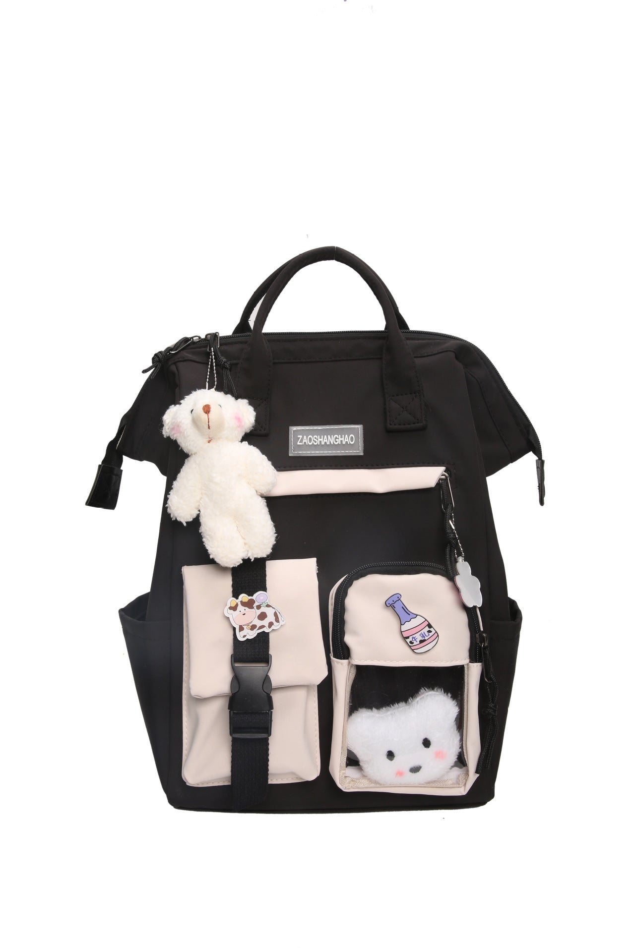 Cute Korean Style Large Capacity Backpack Schoolgirl's Schoolbag University Style Fresh Sweet Everyday Joker