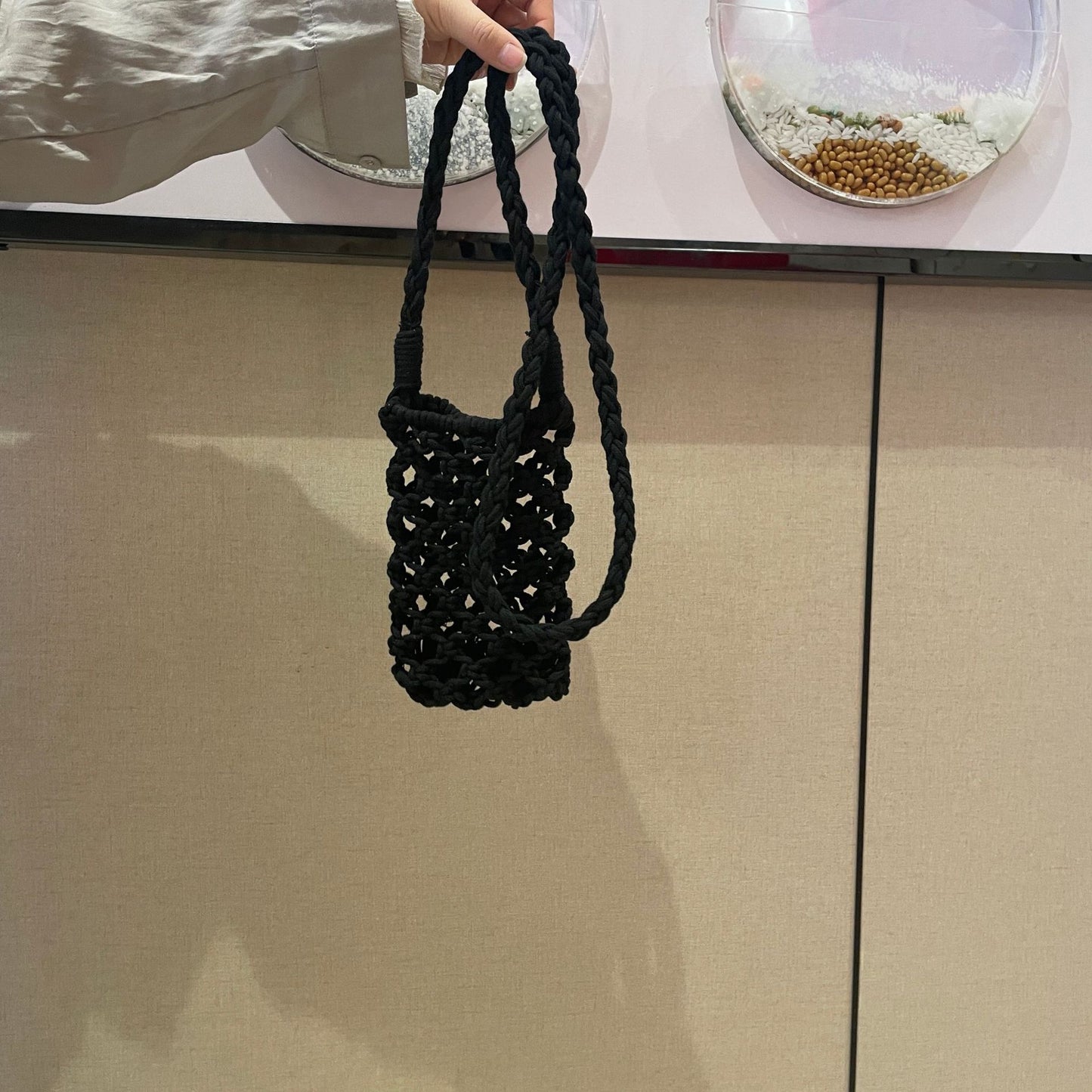 Hot Sale Fashion All-Match Popular Woven Shoulder Messenger Bag for Women Summer Cotton String Crossbody New Bag