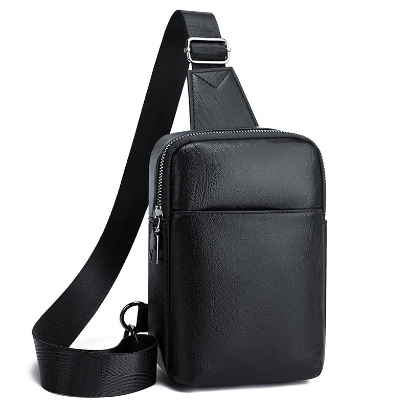 Men's Small Chest Bag New Leisure Commute One Shoulder All-Match Crossbody Trendy Backpack
