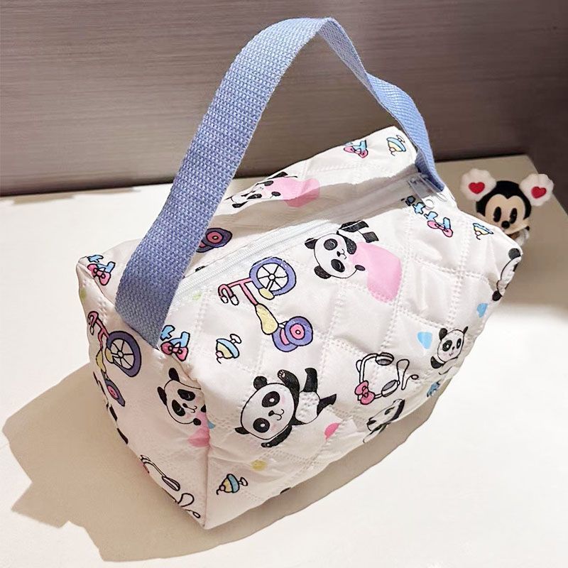 Women's Storage Bag Cute Cartoon Printing Large Capacity Cosmetic Bag Travel Daily Storage and Carrying Practical