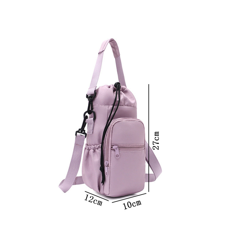 Polyester Kettle Bag Men's and Women's Multi-Functional Waterproof Outdoor Cycling Sports Thermal Insulation Kettle Lightweight Compact Mobile Phone Bag