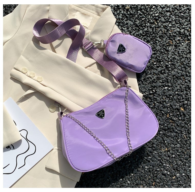 New Simple Small Crossbody Bag Women's Solid Color Casual Messenger Bag Shoulder Bag