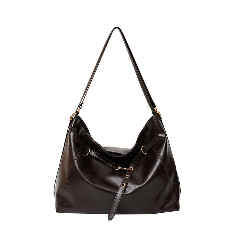 PU Leather Crossbody Backpack Women's Large Capacity Chain Design Street Trend Daily Matching Shoulder Bag