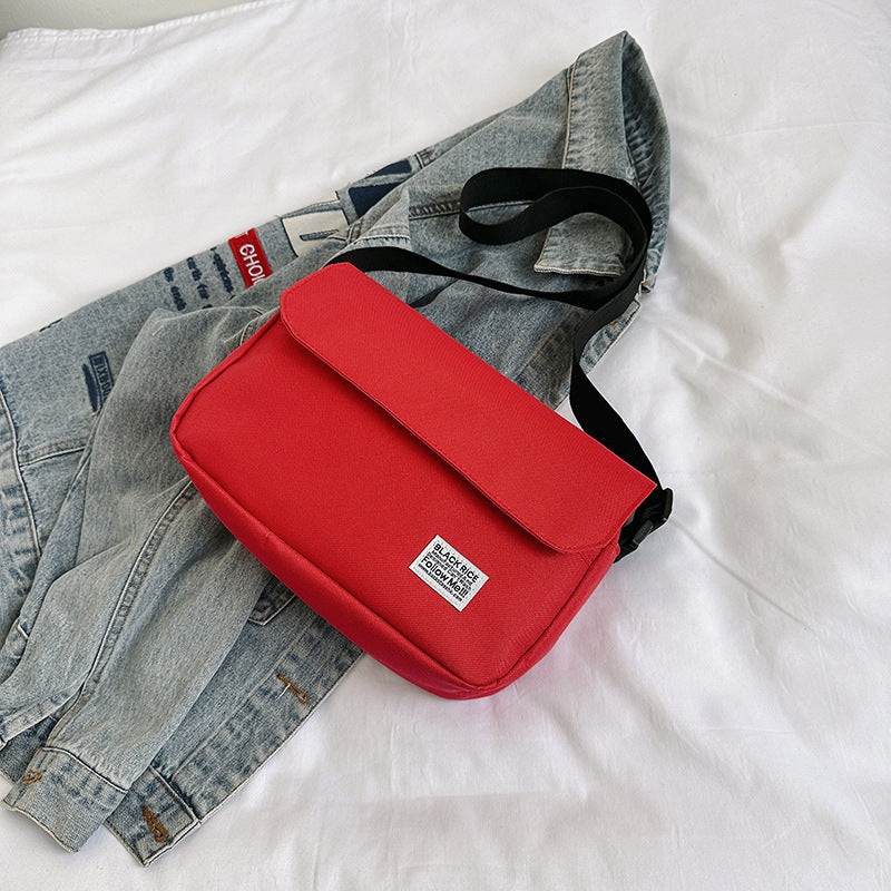 Minimalist Crossbody Bag for Men and Women, Waterproof Oxford Fabric, Lightweight & Durable, Perfect for Daily Use and Students