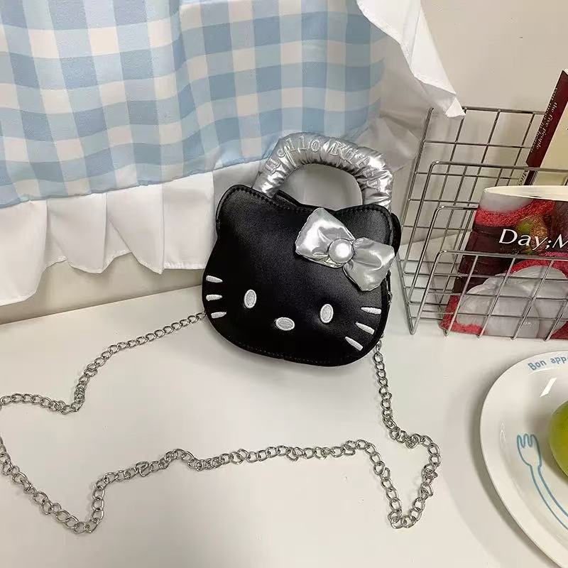 KT Mini Crossbody Bag New Cute Cartoon Design Daily Commuter Chain Bag