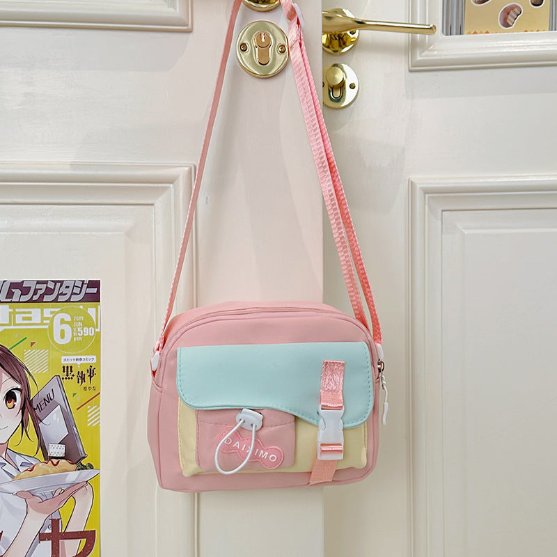Women's Cross-Body Bag Small Square Bag Soft Nylon