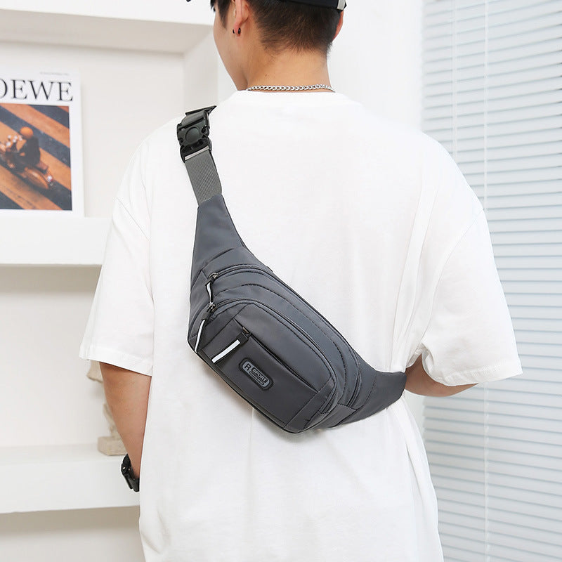 Fashion Sports Outdoor Multi-Functional Waist Bag Men's Large Capacity Construction Site Work Mobile Phone Bag