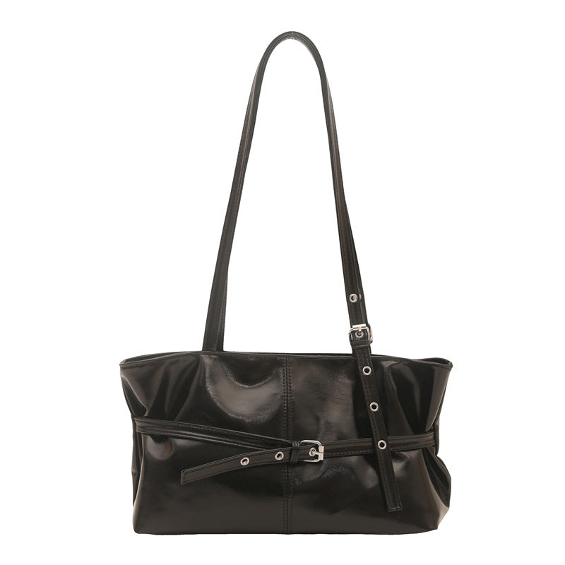 Retro Exquisite Tote Bag Large Capacity Commuter Shoulder Bag Everyday Joker Street Fashion
