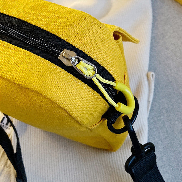 Women's Korean-Style Canvas Messenger Bag New Student Fresh Clutch Shoulder Bag