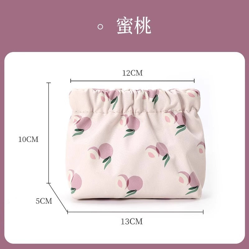 Storage Bag Waterproof Shrapnel Lipstick Cosmetic Bag Change Portable Shrapnel Bag Small Automatic Closing