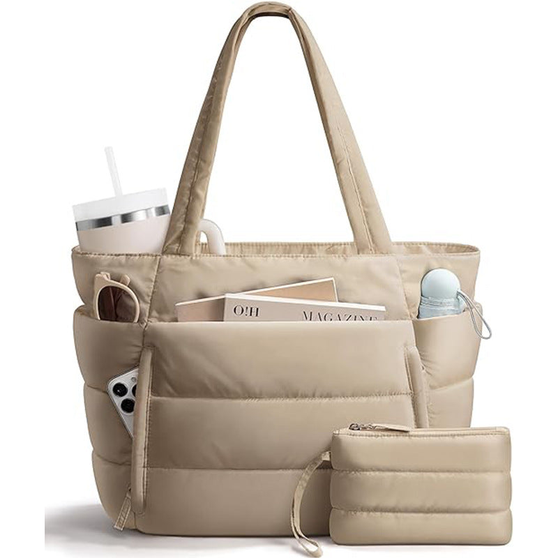 Handbag Multi-Compartment Tote Bag Short Trip Luggage Bag Shoulder Bag