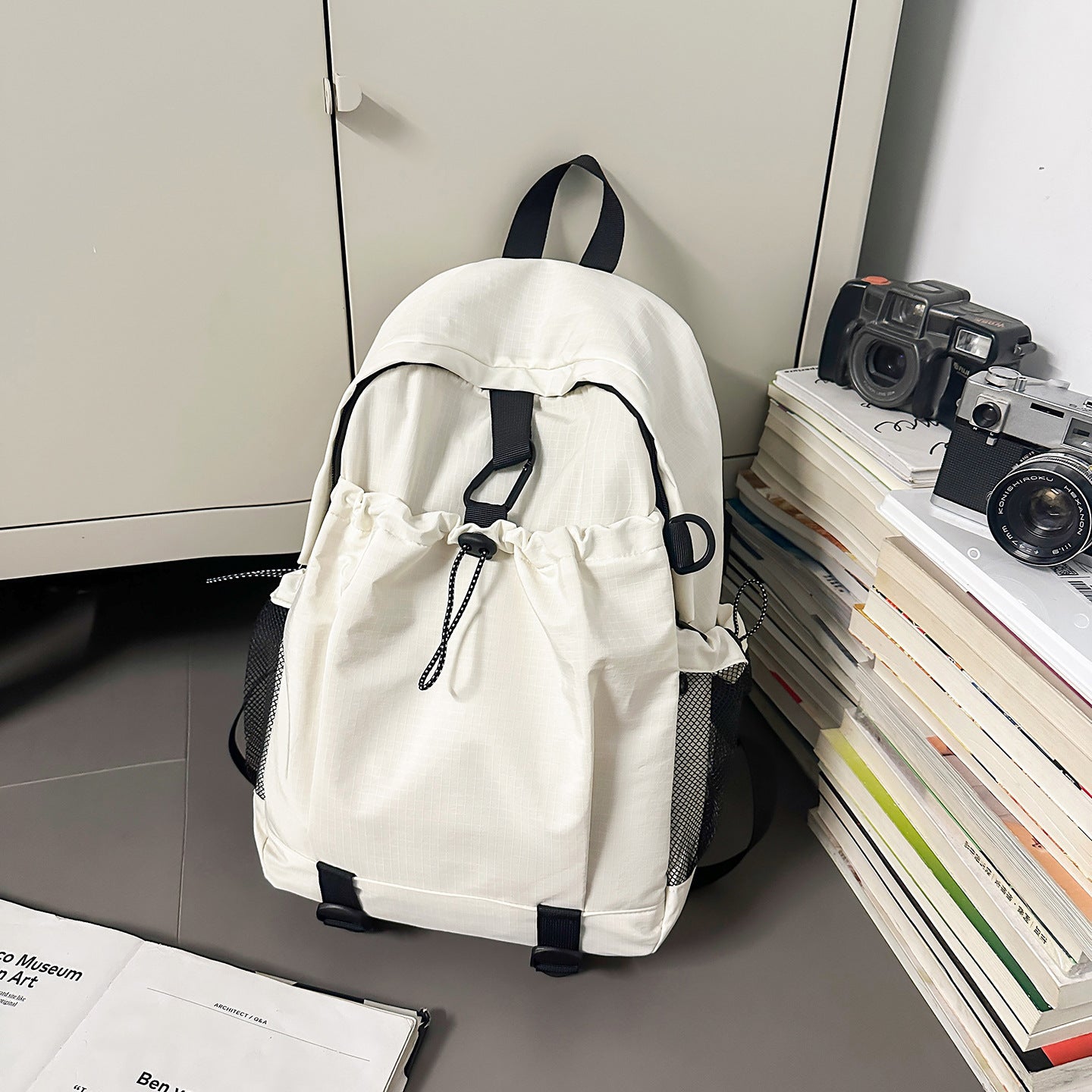 Backpack Schoolgirl's Schoolbag High School Men's Large-Capacity Backpack Leisure Travel Laptop Bag