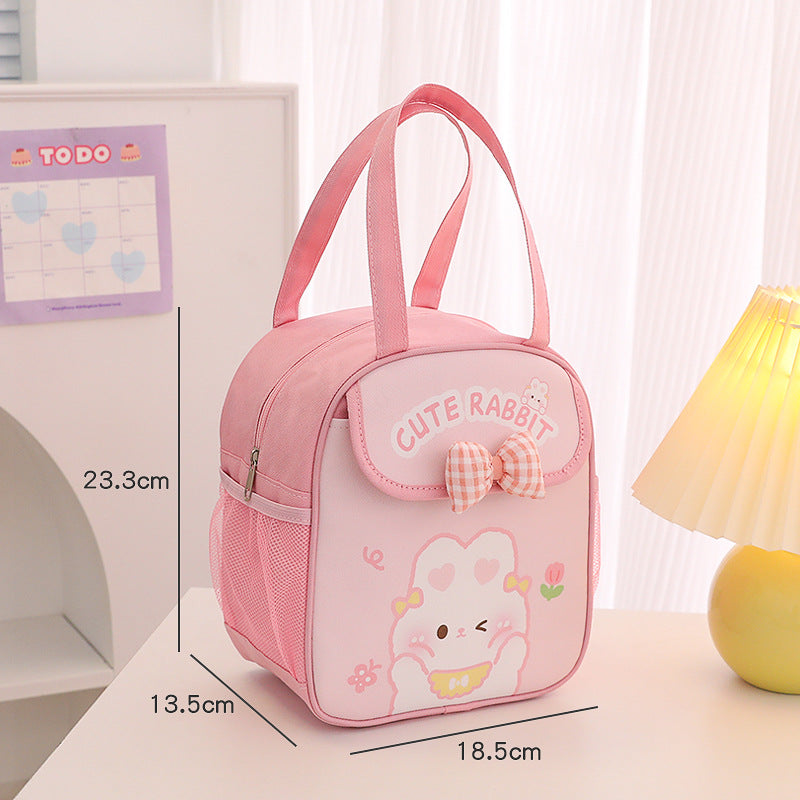 Student Heat Preservation Lunch Bag Buggy Bag Women's Large Capacity Lunch Box Bag Thickened Aluminum Foil Lunch Bag Bag