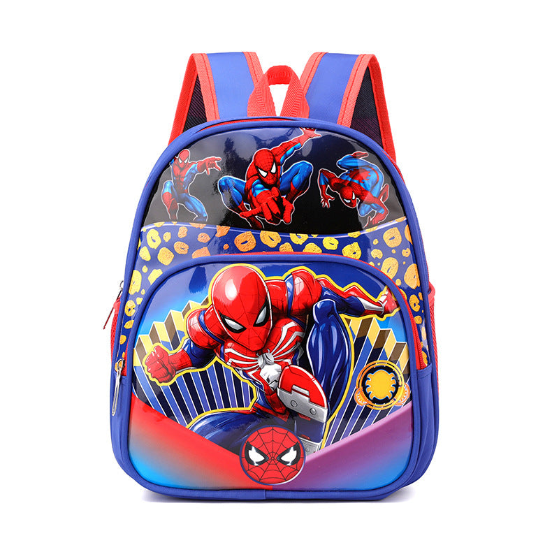 New Spider-Man Cartoon Kid's Small Schoolbag Labubu Boys and Girls Kindergarten Backpack Super Light and Burden-Free