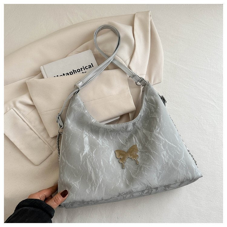 New style women's large capacity totes two shoulders cross-body dual-use design street fashion daily commute school bag for college students