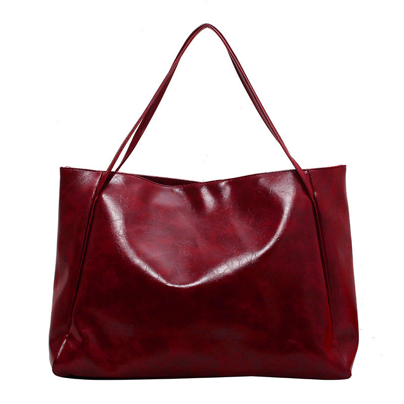 new bags women¡¯s new handbag retro easy matching shoulder bag casual tote big bag