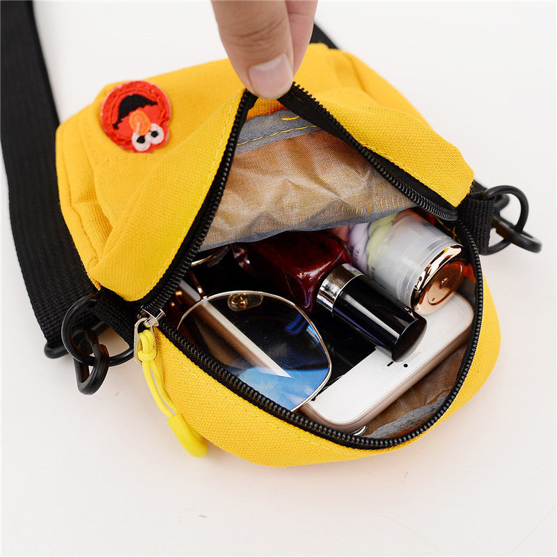 Women's Korean-Style Canvas Messenger Bag New Student Fresh Clutch Shoulder Bag