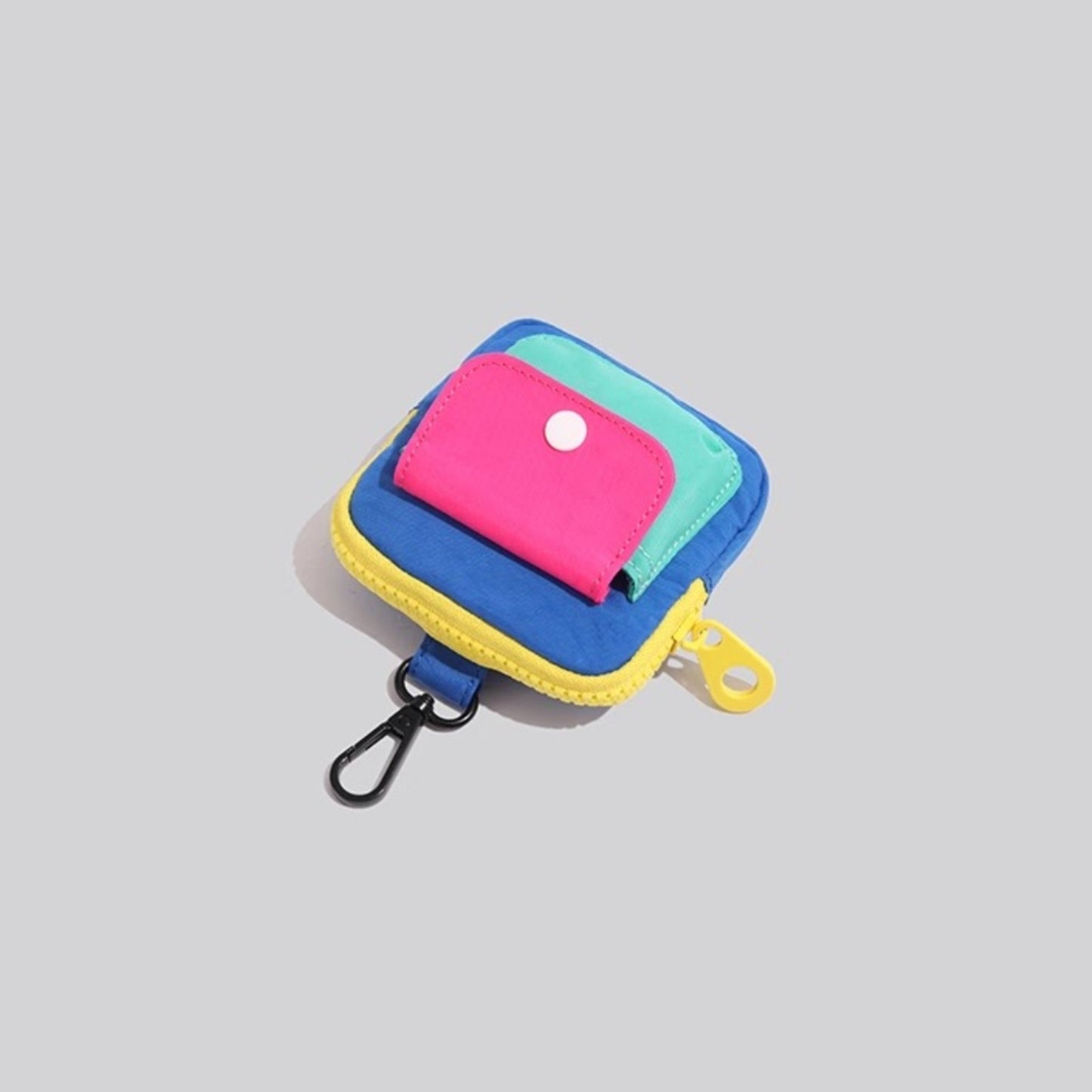 Contrast Color Mini-Portable Storage Bag Female Small Saddle Bag Bluetooth Headset Lipstick Coin Change Jacket