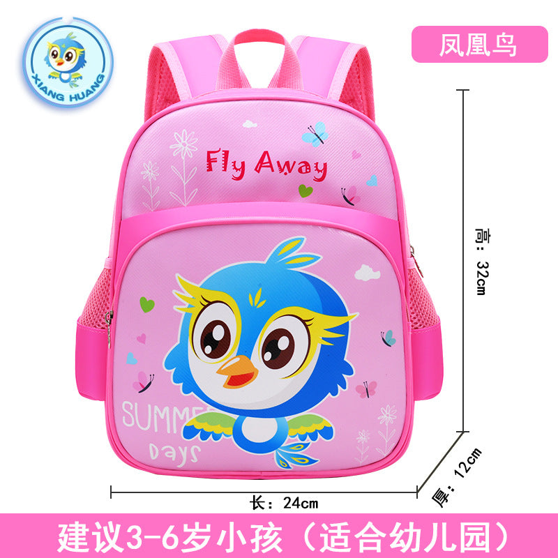 Cute Cartoon Stitch Kids Backpack for Kindergarten and School, Breathable and Waterproof Design with Thick Shoulder Straps