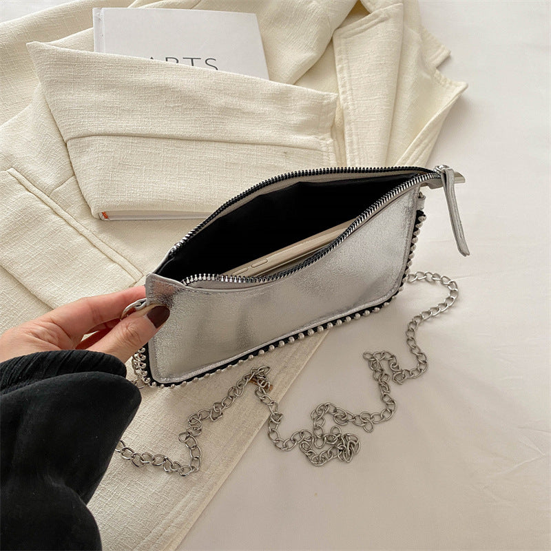 Popular Small Bag Women's New Summer Fashion Envelope Shoulder Bag Retro Easy Matching Chain Messenger Bag