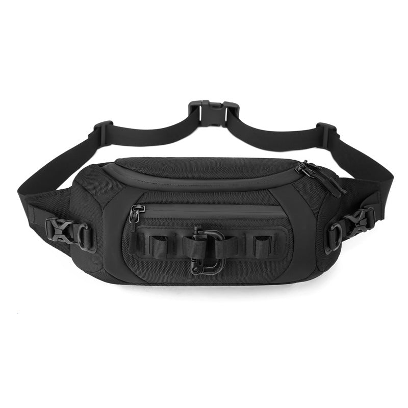 Sports Bag Men's New Mobile Phone Waist Bag Multi-Functional Chest Bag Tactical Fashion Brand Small Chest Bag