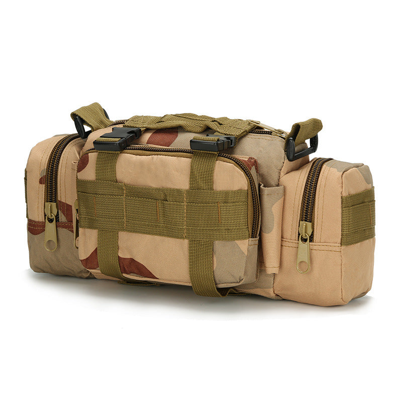 Multi-Functional Outdoor Tactical Waist Bag with Waterproof & Durable Oxford Fabric for Hiking, Fishing, Running, and Photography