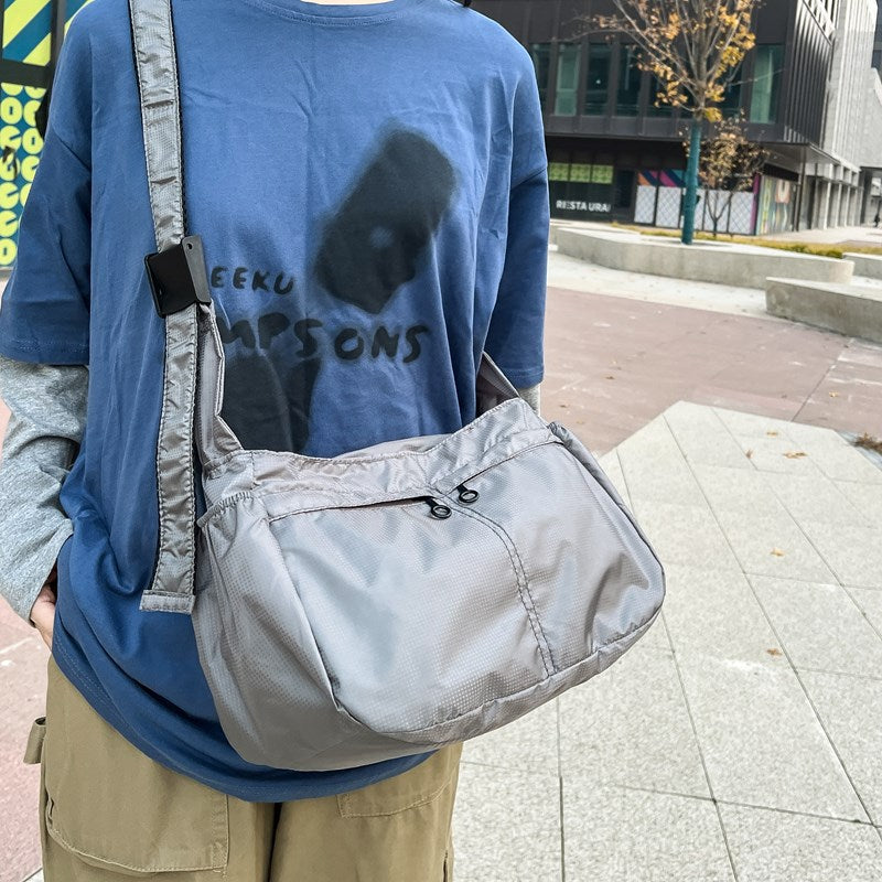 Stylish Lightweight Nylon Shoulder Bag with Large Capacity and Waterproof Design for Everyday Use