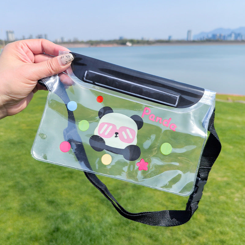 Three-Layer Sealed Transparent Mobile Phone Waterproof Bag Suitable for Swimming Mountaineering Beach Outdoor Sports