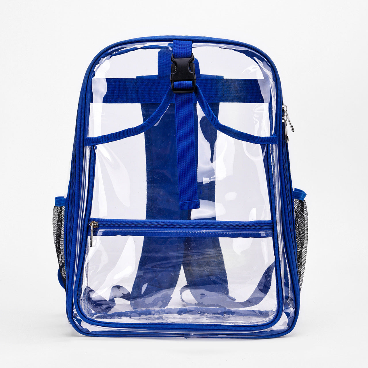 Transparent Bag PVC Backpack Women's Large-Capacity Backpack Men's New School Bag Waterproof Simple Travel Storage Bag