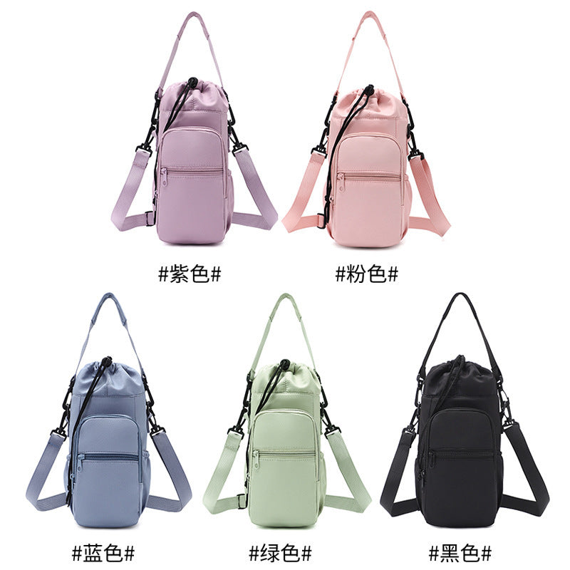 Polyester Kettle Bag Men's and Women's Multi-Functional Waterproof Outdoor Cycling Sports Thermal Insulation Kettle Lightweight Compact Mobile Phone Bag