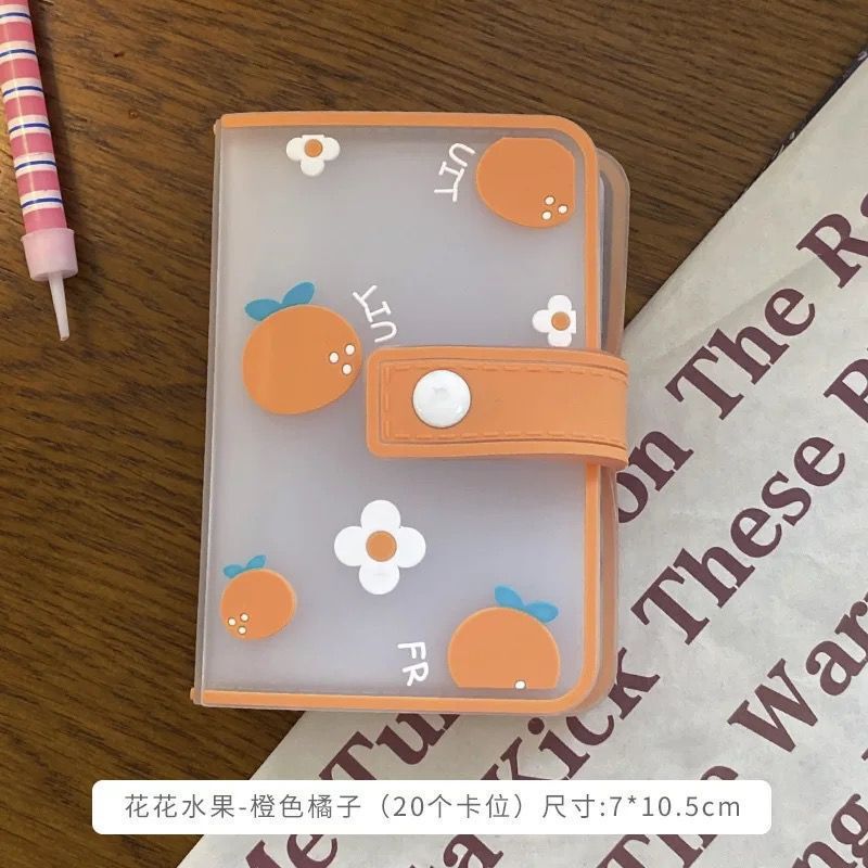 Women's Wallet Transparent Cute Cartoon Animal Card Holder Ultra-Thin Multi-Card-Slot Student Daily Anti-Degaussing Storage Card Holder