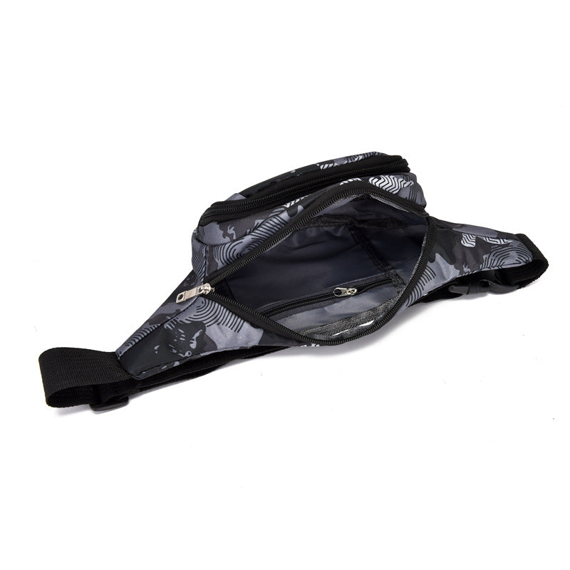 Waist Bag Men's New Sports Casual Chest Bag Korean Fashion All-Matching Travel Shoulder Bag