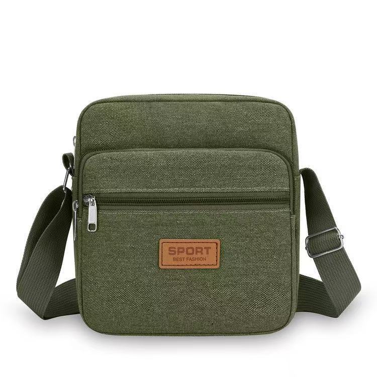 Fashionable Nylon Shoulder Bag with Multiple Pockets for Men and Women, Perfect for Daily Commute and Travel