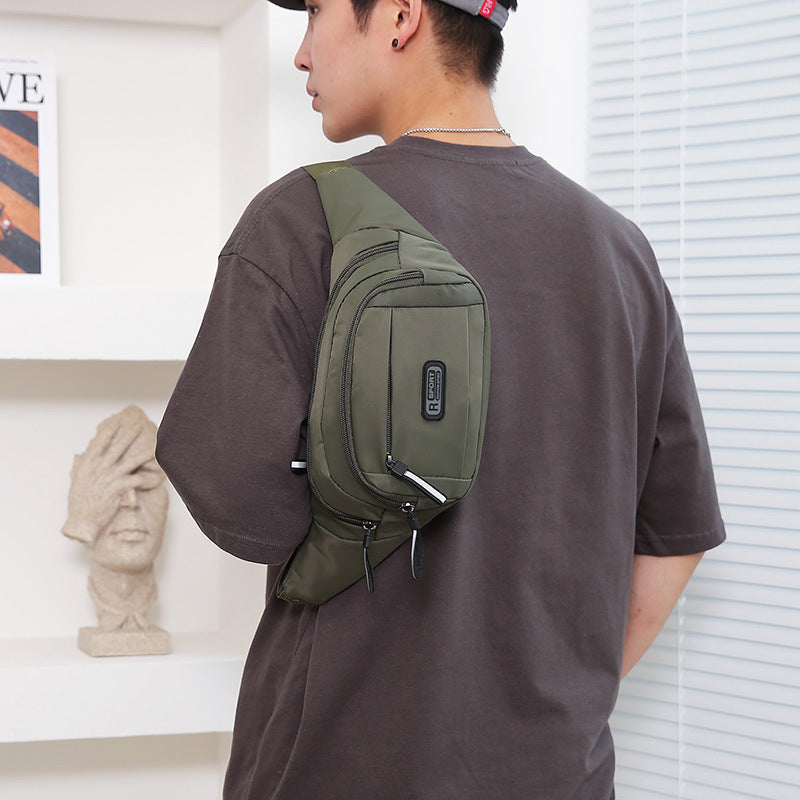 Fashion Sports Outdoor Multi-Functional Waist Bag Men's Large Capacity Construction Site Work Mobile Phone Bag