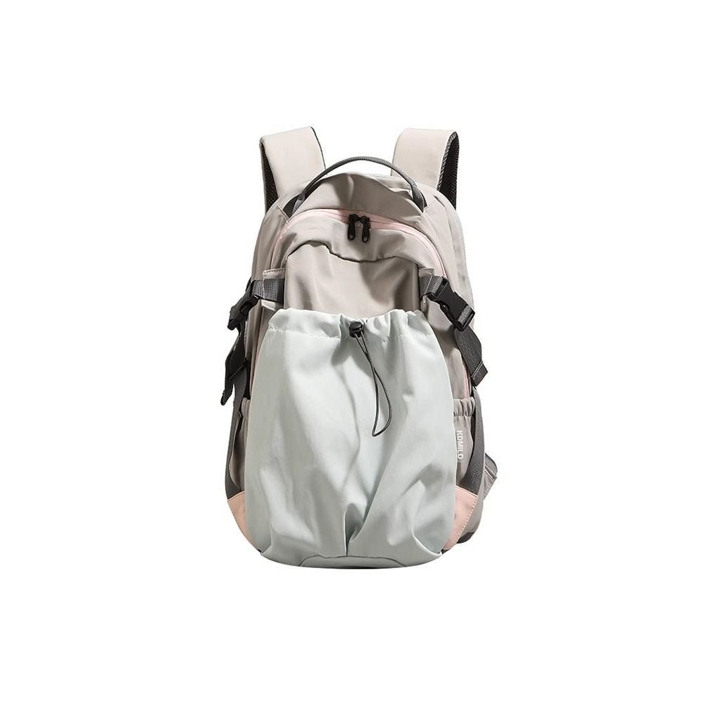 Nylon Backpack Women's Fashion Large Capacity Lightweight Backpack Junior High School Student Short-Distance Travel Bag